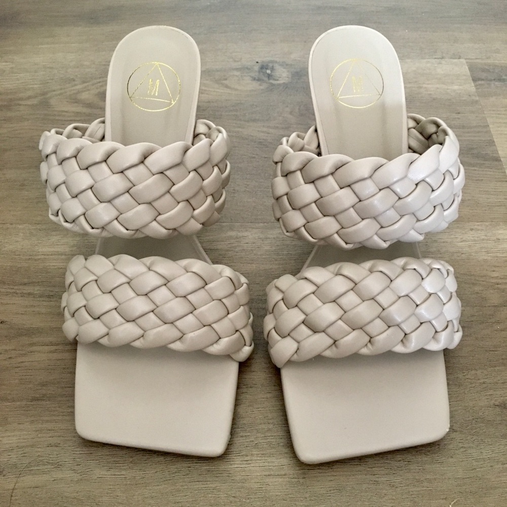 Missguided braided heels (new)